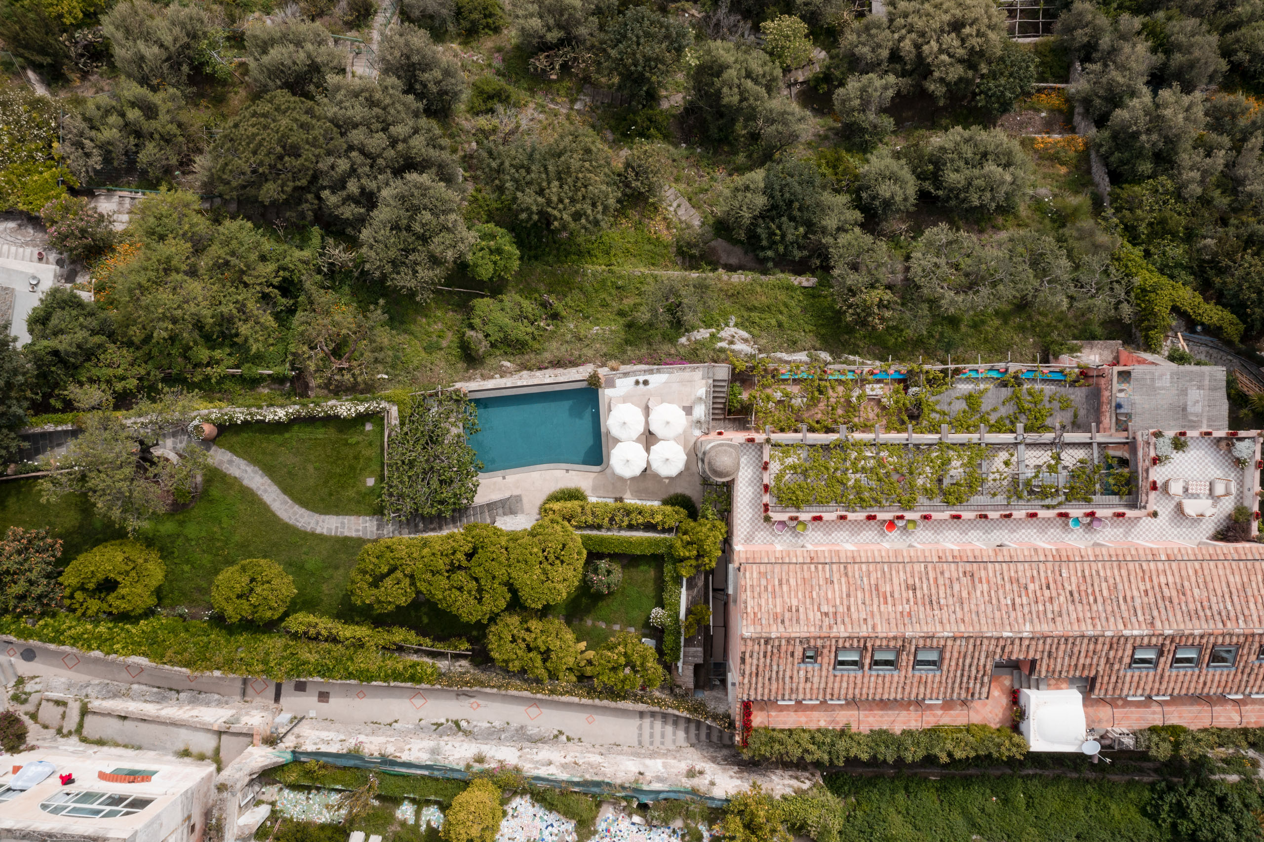 Una villa in Costiera amalfitana Una villa in Costiera amalfitana